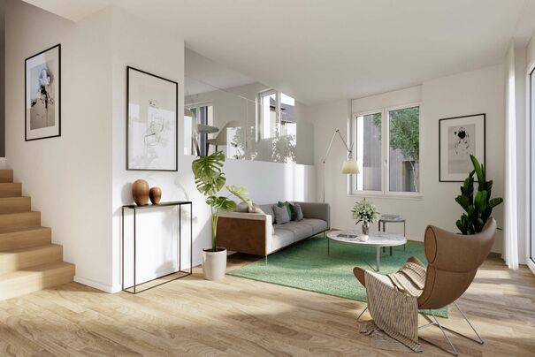 Wohnzimmer Haus Typ G.